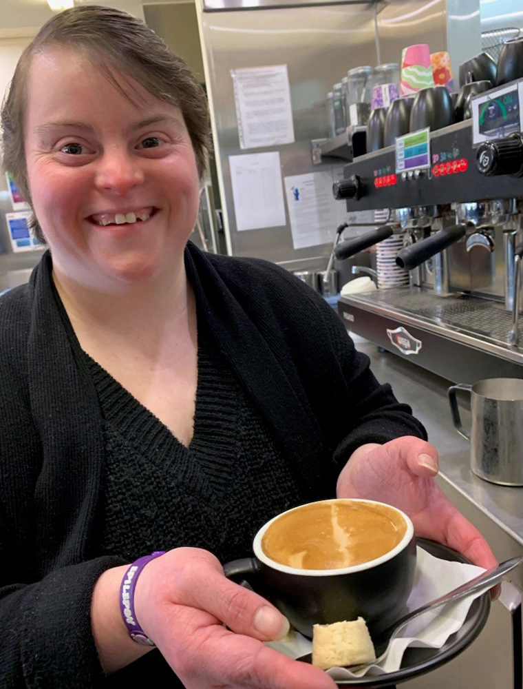 Supported Employment Brew Crew Cafe at NDIS registered disability support Distinctive Options